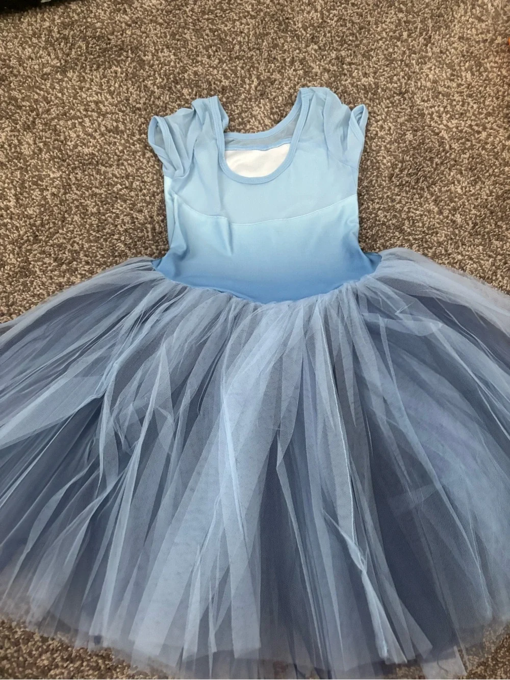 Blue Ombre Tulle Princess Costume Dress - Kids 4/5